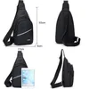 Midjeväskor Mens Mens Casual Waterproof Shoulder Travel Sports Pack Messenger Crossbody Sling Chest Hanging Bag For Manlig kvinna 231013