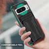 Shockproof Detachable Card Holder Kickstand Case For Google Pixel 8 Pro 6A 6 Hybrid Heavy Duty Phone Cover