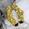 Men's Socks Women's Cartoon Fresh Vegetable Warm Fashion Novelty Merch Middle TubeSocks Small Gifts