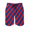 Mäns shorts Summer Board Colors randig Running Surf National Flag Print Graphic Beach Short Pants Casual Swimming Trunks