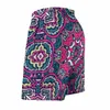 Pantaloncini da uomo Colorati con stampa Boemia Palestra Estate Mandala Fiore Moda Board Pantaloni corti Abbigliamento sportivo da uomo Modello ad asciugatura rapida Tronchi da spiaggia