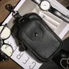 ウエストバッグメンズパック携帯電話バッグベルトを着用する大容量コインプロセスレザー紳士マネークリップカウハイド