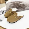 بوسطن السقوط Slippers مصمم صندل الرجال نساء Cork Flat Arizona Mayari Slipper Snake Snake Slide Birk Clog Flip Flops Buckle Strap Cotton Platform