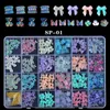 Decorazioni per nail art Decorazione farfalla 3D Kit in lega Charms in pietre preziose in resina per accessori per unghie in cristallo mix 231213