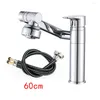 Bathroom Sink Faucets Hose Faucet 360 Degree Free Rotation Black Brass Shower/Pulse Quality Is D 2 Type Of Water Outlet Mode