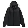 Custom hoge kwaliteit herfst/winter hooded sport katoenen hoodie heren Vest rits losse sport casual top jumper 7209 #
