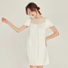 Women's Sleepwear Luxury Nutural Silk Nightdress Short Sleeve Mulberry Round-Neck Loose Nighty Wear Solid Sexy Color Satin Nightgown