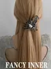 Wedding Hair Jewelry Octopus Hairpin Headwear Punk Pearl Metal Gothic Cool Hair Claw Clip Hair Accessories for Women Jewelry 231013