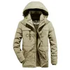 Piumino da uomo Parka da uomo lungo invernale Cappotti Piumini con cappuccio in pile Casual caldo Parka di buona qualità in cotone maschile Fit lungo Trench Taglia 6XL J231014