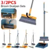 Hand Push Sweepers Broom Scoop Set Household Folding Dustpan and Shovel Bathroom Water Wiper Pet Hair Grabber Sweeping Cleaning Tools 231013