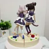 Finger Toys 21cm Plum Nekopara Anime Figure Chocola Vanilla Action Figure Nekopara Pretty Kitty Style Figurine Adult Collection Model Doll