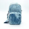 Sacos de noite Tiedye Denim Jeans Cool Girl 2023 Moda Tendência Messenger Bag Mini Bolsa de Ombro Kpop Star Merch 231013