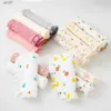 Bibs Burp Cloths 100%Cotton Gauze Baby Feeding Saliva Towel Ruffle Print Infant Burp Cloths Newborn Bandana Comforting Towel for Boy Girl Bib NewL231108