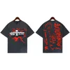 maglietta da uomo hellstar mens designer abbigliamento da uomo polo da uomo American hip hop avatar stampa felpa a maniche corte Taglia S-XL T-shirt firmata