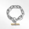 뱅글 David Yuman Sterling Silver Men 's Hip-Hop Classic Open Bracelet 12.5 mm 힙합 빈티지 칼라 JE Jewelry Bracelet Holi 231013