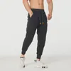 Calças masculinas logotipo personalizado algodão poliéster outono esportes correndo fitness diário casual treinamento de correspondência tamanho grande calças estilo