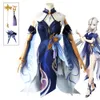 Cosplay Anime Spiel Genshin Impact Ningguang Ning Guang Cosplay Kostüm Perücke Schuhe Liyue Laterne Ritus Orchidee S Abendkleid Halloween Anzug