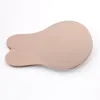 Les plus récentes femmes Push Up Soutien-gorge Oreilles de lapin Auto-adhésif Silicone Nipple Cover Autocollants Lift Breast Invisible Bretelles Blackless Bra Pad ZZ