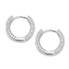 Hoop Huggie Hip Hop glacé strass or Micro Cz boucles d'oreilles femmes hommes mode rue danse bijoux cadeau pour lui Moni222659