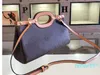 Women Lady Large White Brown Fashion Handbag Floral Letter Crossbody Shoulder Purses Totes Composite Bag