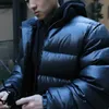 Heren donsjack tech opstaande kraag jas achterkant groot logo Dames winterjas pluizig mode casual Amerikaanse donsjack street style