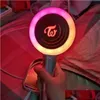 LED Rave Toy LED Rave Toy Twice Lightstick Toys مع Momo Plush Dolls Gifts Ver.2 Bluetooth الكورية Candy Bong Z Stick Light Flash Dh8la