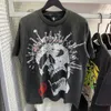 Ärm 2024 tee män kvinnor högkvalitativa streetwear hellstar hoodie hip hop mode t shirt helvete stjärna hellstars kort 4452