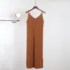 Vêtements de nuit pour femmes Sexy Split Pyjama Robe Midi Tricot Jarretelle Jupe Femmes Automne Chambre Porter Dames Élégante Chemise De Nuit Vêtements À La Maison