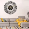 Horloges murales 3D acrylique horloge ronde chambre salon décoration de la maison escalier moyen kits de fenêtre en verre de Noël pour adultes