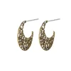 Boucles d'oreilles bohémiennes en Bronze géométrique pour femmes et filles, Vintage, personnalité, bijoux de fête, cadeaux E827