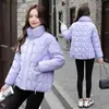 Parkas masculinas espessamento quente puffer parkas jaquetas acolchoadas jaqueta de inverno curta para mulheres algodão zíper solto casaco acolchoadoL231014