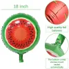 Fashion Fruit Shape Foil Balloon Pineapple Watermelon Ice Cream Doughnut Balloons Birthday Party Baby Shower Decoration LL