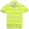 NEUE Mode männer Polos stickerei kragen polos streifen Männer T-shirtsmännliche Kurzarm Tops Baumwolle polo Junge sports2086