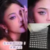 Tattoo Books 1 Pcs Self Adhesive Colored Diamonds Eyeshadow Stickers Color Crystal Diamond DIY Eyes Face Body Makeup Decorations s 231013