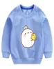 Enfant en bas âge bébé sweat à capuche filles mode sweats enfants garçons à manches longues dessin animé enfants Molang et Piupiu mignon t-shirt vêtements d'extérieur5681324