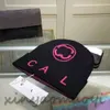 Chapéus Lenços Conjuntos Beanie / Skull Caps 2023ss Designer Marca Masculino Beanie Chapéu Feminino Outono e Inverno Nova Carta Bordada Crânio De Malha Hat2023