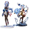 Fingerspielzeug 22 cm Ganyu Genshin Impact Anime Figur Kamisato Ayaka/Ganyu Plenilune Gaze Actionfigur Yae Miko/Paimon/Klee Figur Puppenspielzeug