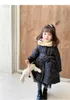 Down Coat 2023 New Down Cotton Jacket Winter Girls Hooded Parka Snowsuit Coats Mid-Length Warm Cold Protection Outerwear 2-8 Years J231013