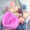 Stampi da forno Amore a forma di cuore Sapone Stampo in silicone Strumenti per decorare torte fondenti