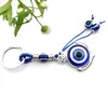Decorative Figurines H4GD Lucky Ship Anchor Pendant Decor Blue Evil Eye Keychain Turkish Wall Hanging Ornament Muslim Feng Shui Amulet