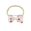 Hair Accessories Ins European And American Childrens Hair Accessories Diy Cloth Wide Hairband Baby Headgear Kids Headband Printing Big Dhqwh