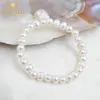 Bracelet ASHIQI Blanc Naturel Perle D'eau Douce Bracelet Bracelet pour Femmes Bijoux cadeau 231013