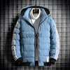 Parkas masculinas para baixo parkas fino ajuste hoodies casacos de algodão outwear jaqueta de moda masculina 2023 novo inverno jaqueta masculina ao ar livre parkas à prova dwaterproof água venda j231014