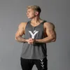 2020 Giappone Mens Canotta Bodybuilding Stringer Palestra Senza Maniche Canottiera Da Uomo Gilet Fitness Canotte Abbigliamento Sportivo Allenamento Canotta MX2213w