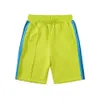 2020 Casual Beach Shorts Męskie damskie Projektant Krótkie spodnie Ubrania Listka drukowana tęczowa taczona taśma swobodna pięciopunktowa VG5655218D