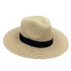 Geniş Memlu Şapkalar Femme Vintage Panama Şapka Hat Fedora Sunhat Kadın Yaz Plajı Güneş Visor Kapağı Chapeau Serin Caz Trilby Sombrero297U