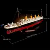 9090pcs Classics Building Blocks, Movie Large Cruise Boat Ship Steamship Model Building Blocks Toys for Kids, mycket svårt, juldagens gåva