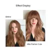 Bangs 100 Human Hair Hand Tied Fringe Hairpiece Clip In Air With Temple For Women6494420 Drop Delivery Products Extensions Dhy41