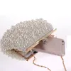 Evening Bags Wedding Clutch Handbag Pearl Bag Dress Dinner Small Purse Bridesmaid White 231013