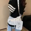 Designer bolsa feminina rebite indústria pesada plissado bolinho 2023 novo personalizado ins moda um ombro axilas crossbody saco